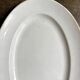 Creil & Montereau oval dish in white ironstone, "Labrador" service