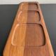 Scandinavian teak serving tray