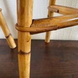 Vintage rattan stools