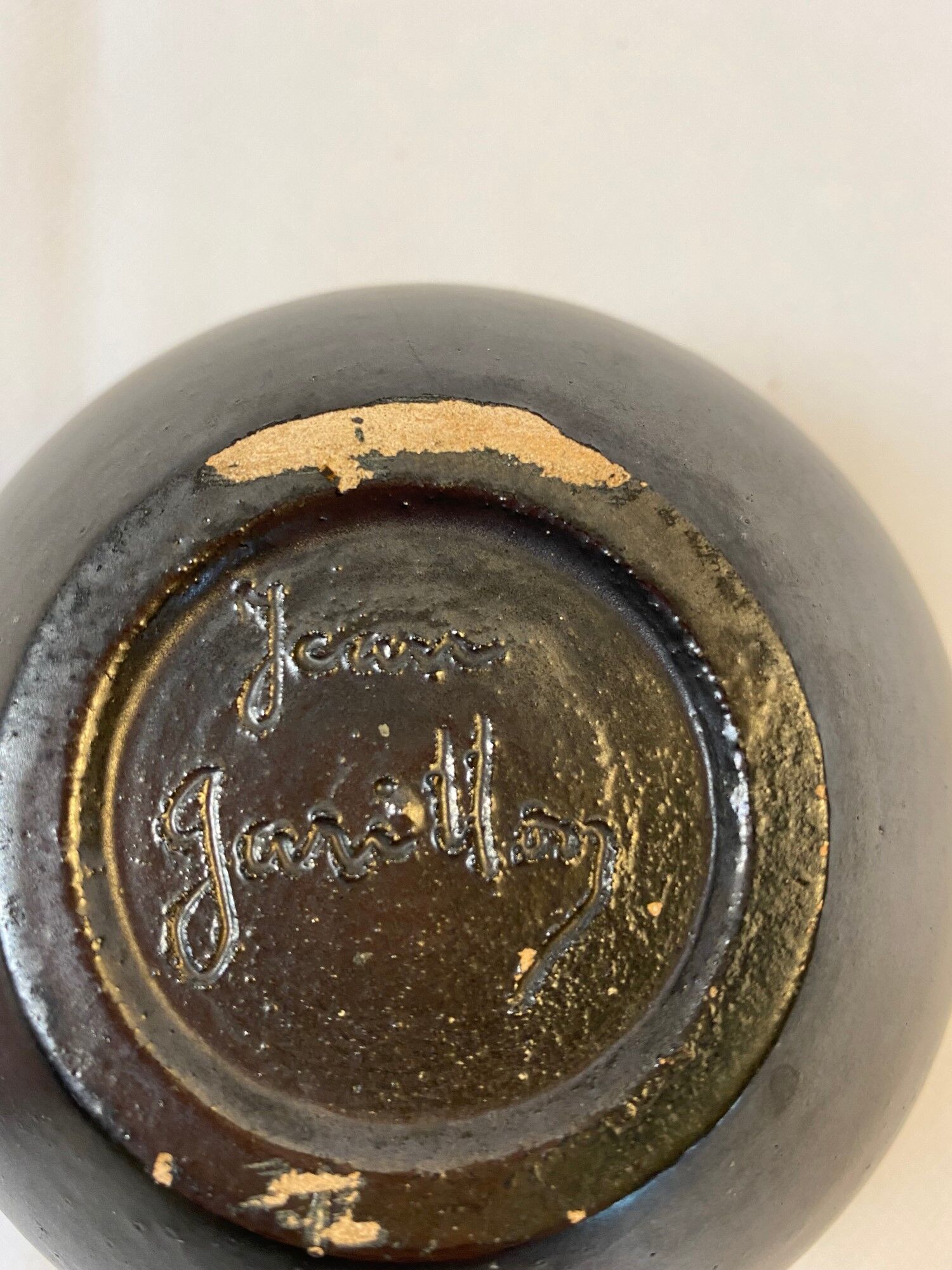 Ball vase Jean Garillon