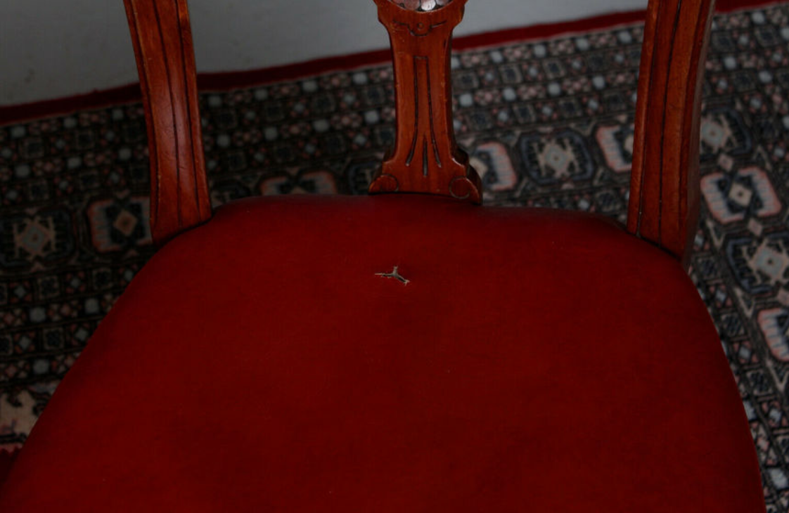 Set of four chairs of Victorian