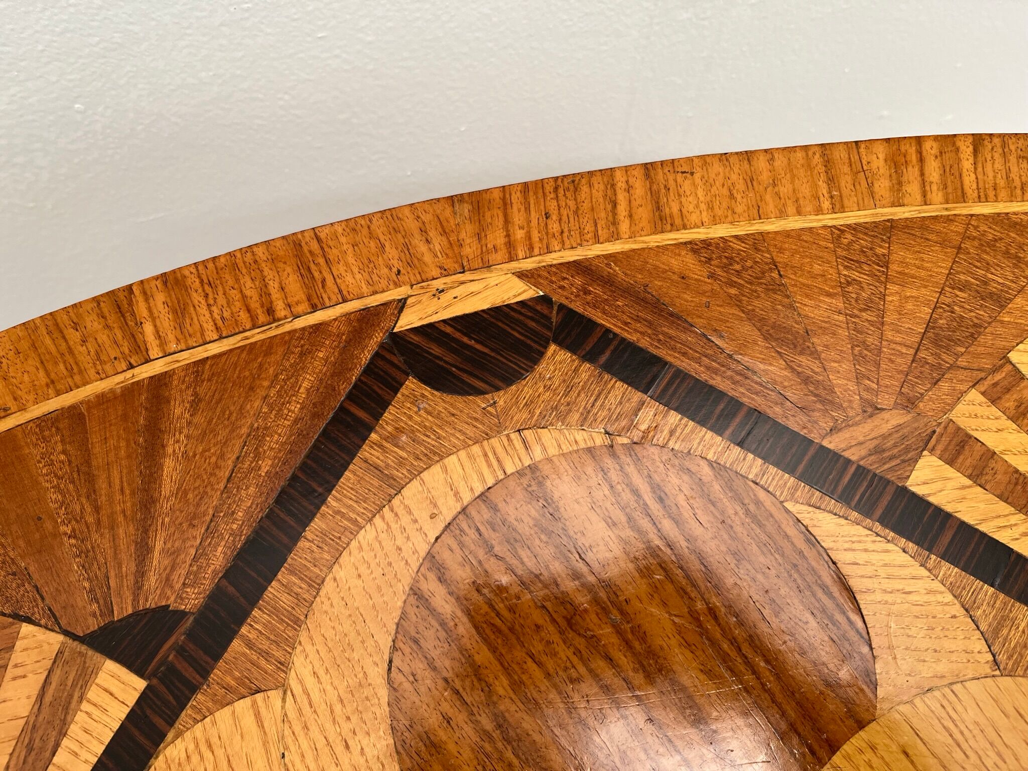Oval coffee table imitation Galé 70s