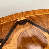 Oval coffee table imitation Galé 70s