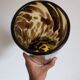 Large cylindrical vase in blown Italian glass – Tartaruga decor