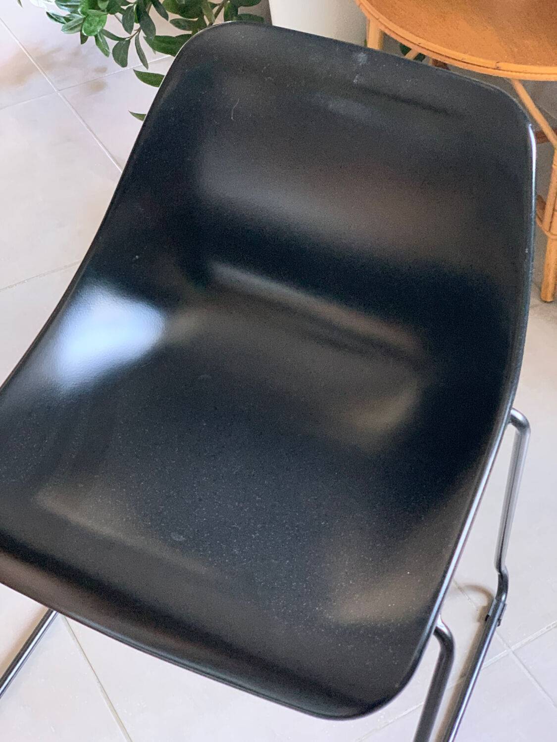 Designer metal chair