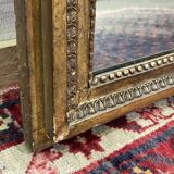 18th-century gilded wooden mirror
