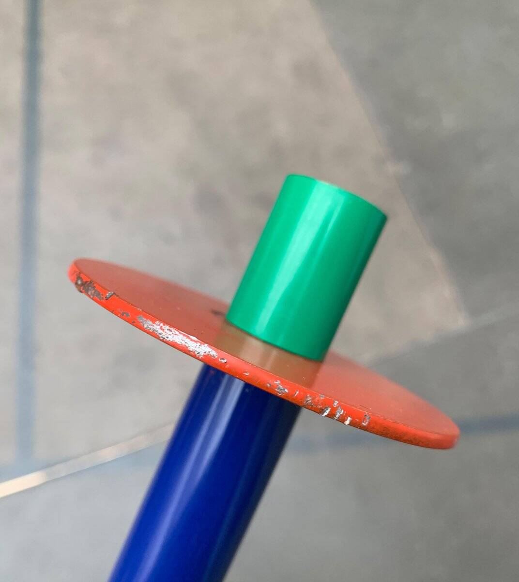 Postmodern German candlesticks by SKS, West Germany, set of 3.