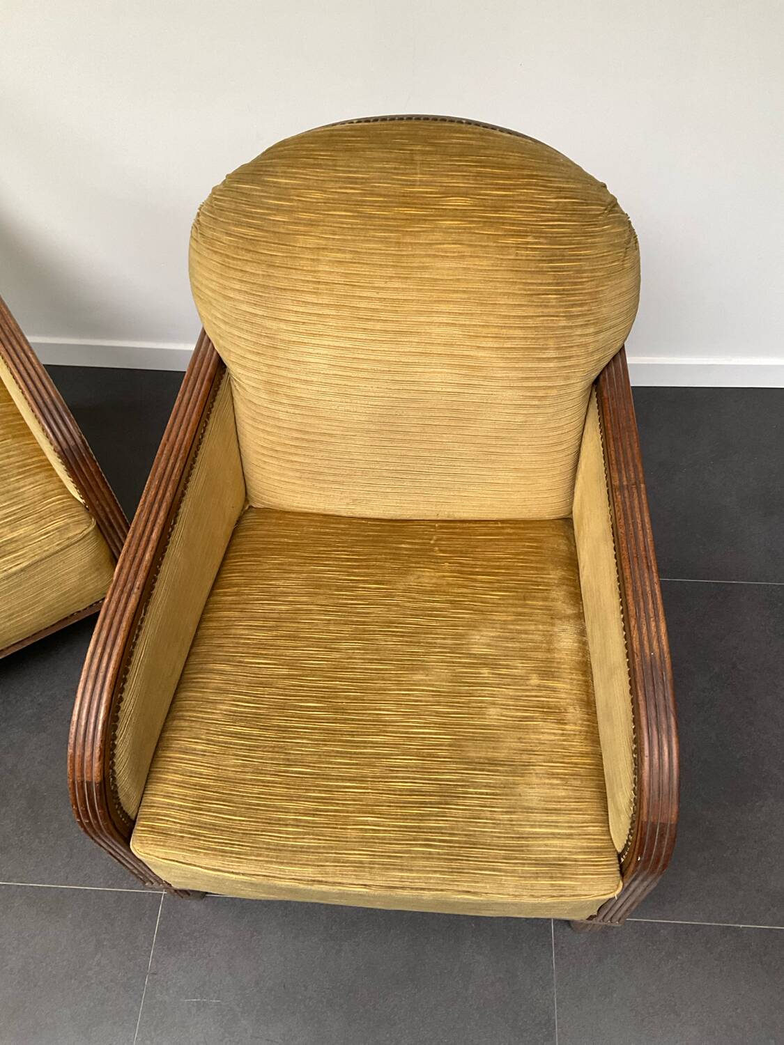 Pair of Art Deco armchairs