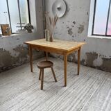 Scandinavian oak and ceramic table