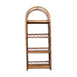 Rattan shelving unit 1970