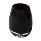 Vase en verre violet