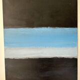 Tableau unique abstrait acrylique