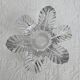 Bougeoir "Fleur" en cristal