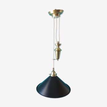 Brass suspension with elevation system France 1900