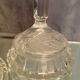 Bohemian crystal set with carved decoration