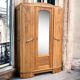 Parisian art deco wardrobe solid raw oak 1930