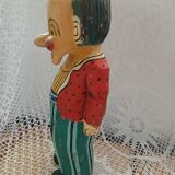 Antique wooden clown