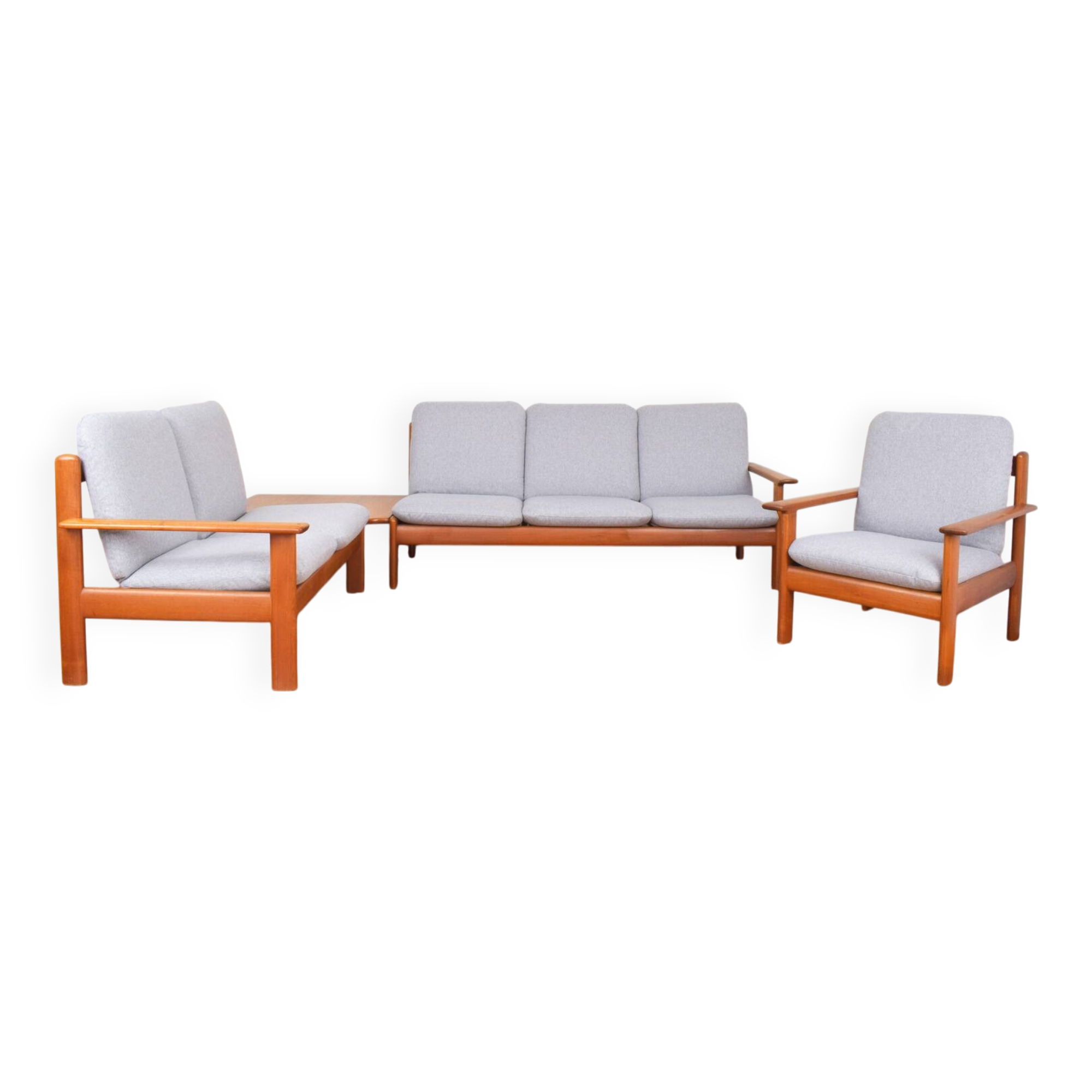 Knoll Mid-Century Living Room Set, 1960s, Set of 4
