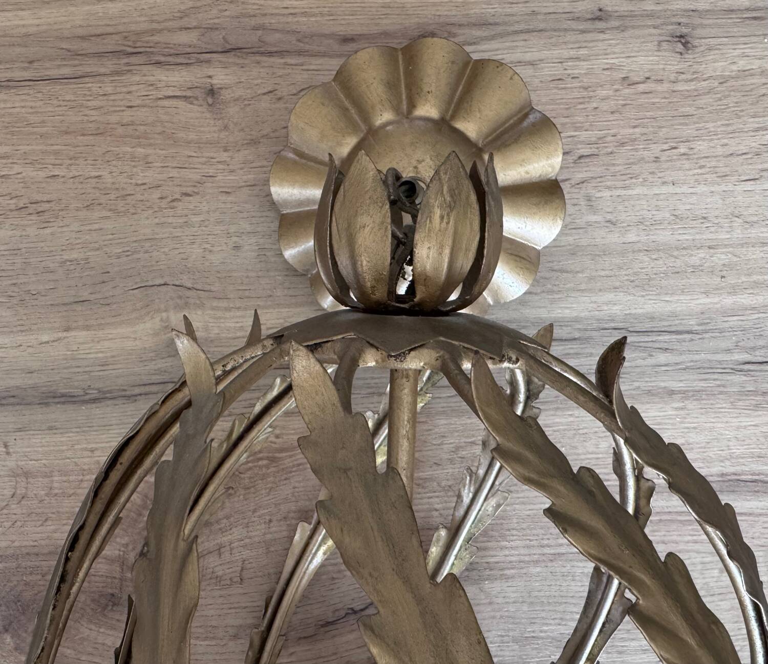 Magnificent pineapple chandelier from the 1960s.