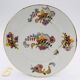 6 Dessert plates and a serving dish, M-Fres.