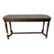 Louis XVI style 2-seater caned piano bench