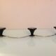 Moustache hook with three chrome heads / vintage 60s-70s