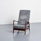 Lounge chair model 829 and ottoman by Gio Ponti for Cassina