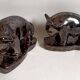 Pair of bookends 1960s Stylised Bull