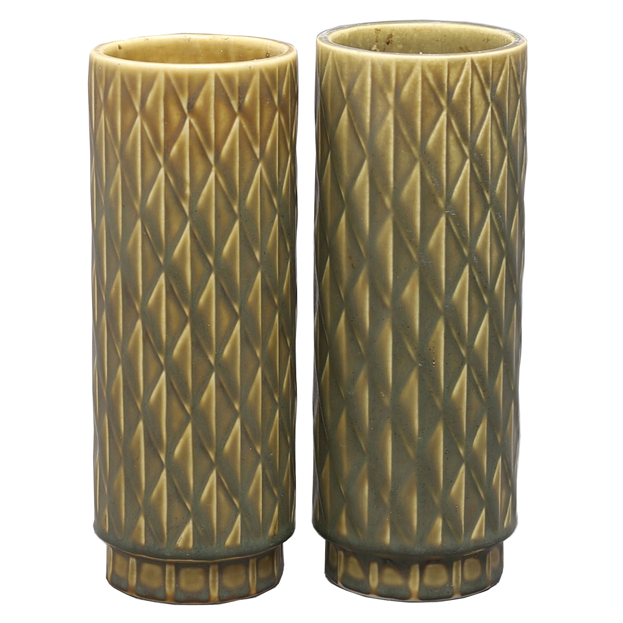 TWO VASE , GUNNAR NYLUND "Eterna", Rörstrand.