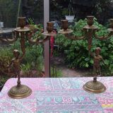 Chandelier en bronze