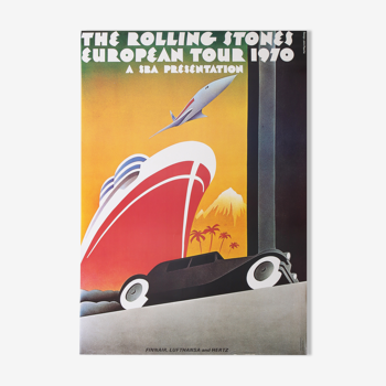 Affiche pour les Rolling Stones, 1970 par Pasche John