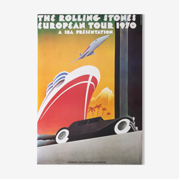 Poster for the Rolling Stones, 1970 by Pasche John