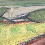 watercolor on canvas, 1940s/1950s, 20th century.