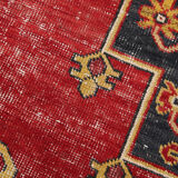 248x123cm red handmade turkish rug