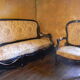 Bench and chairs style Napoleon III