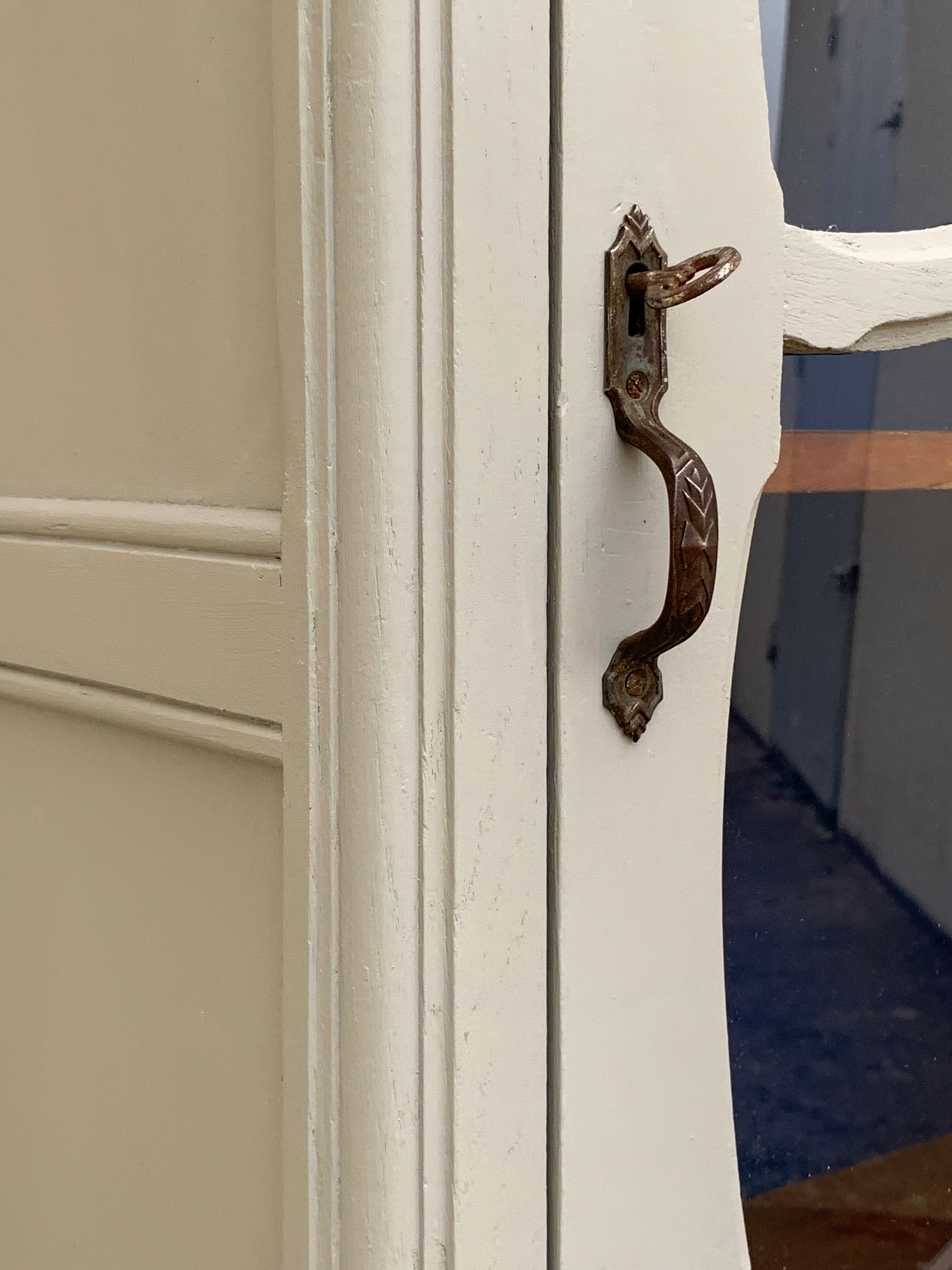 1930s Parisian glass-fronted wardrobe