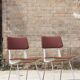 Pair of modernist chairs by Felix Diller, Germany 1950s