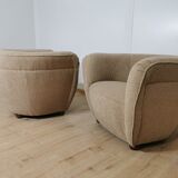 Restored armchairs by Jindrich Halabala