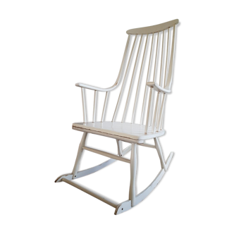 Rocking-chair scandinavian 1960 - model "grandessa" editor Nesto