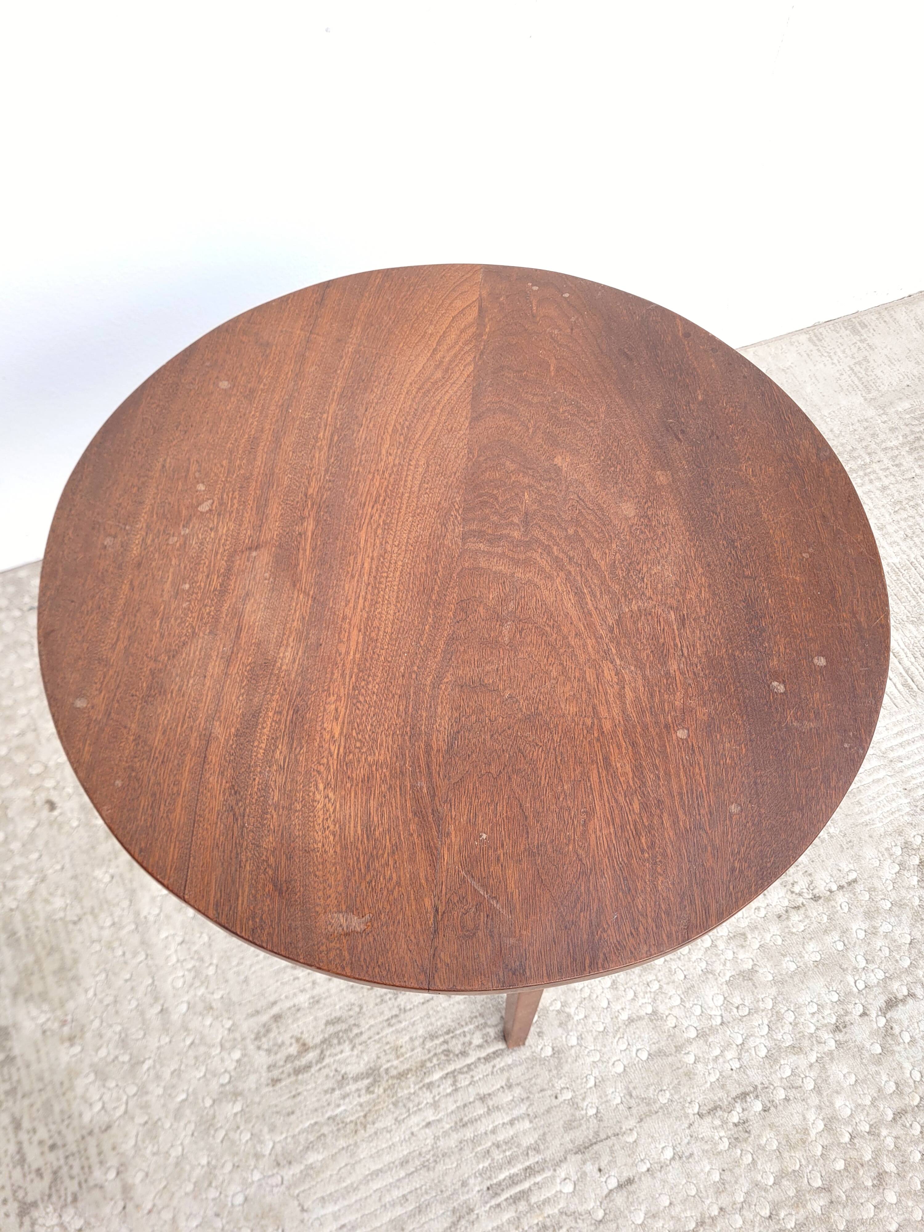 Small round coffee table circa 1960