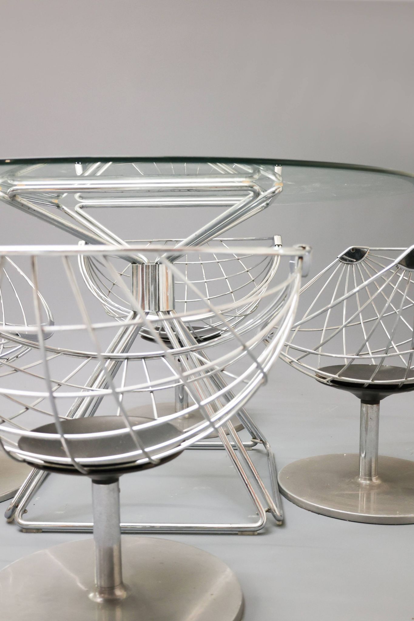 Rudi Verelst for Novalux - Dining set, 1980s.