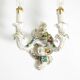 Beautiful hand-painted Mid Century porcelain wall lamp