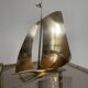 Vintage brass sailboat made in austria