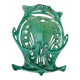 Paris Metro emblem by Hector Guimard