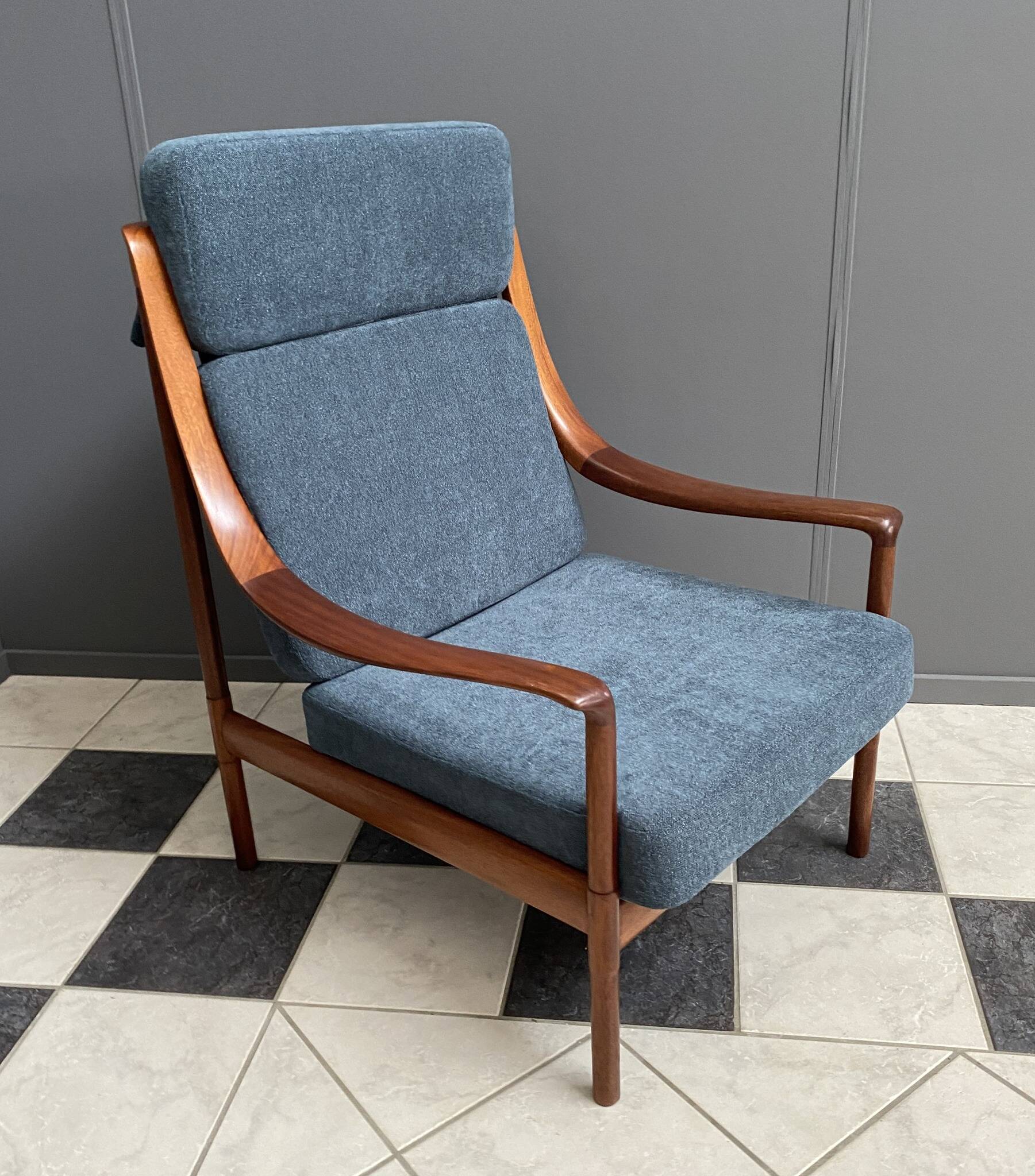 Highback easy chair by Wilhelm Knoll 1960s