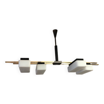 Maison Arlus Modernist Chandelier circa 1950