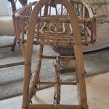 Rattan bottle holder
