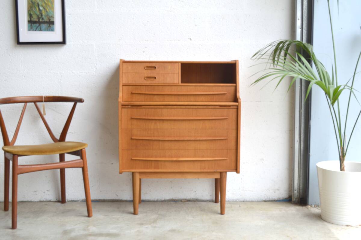 Danish teak secretary 76 cm