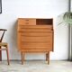 Danish teak secretary 76 cm