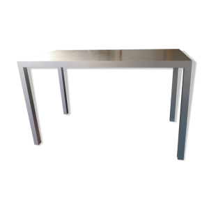 bureau design acier brossé